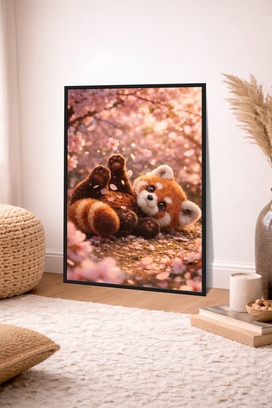Blossom Guardian - Playing Red Panda