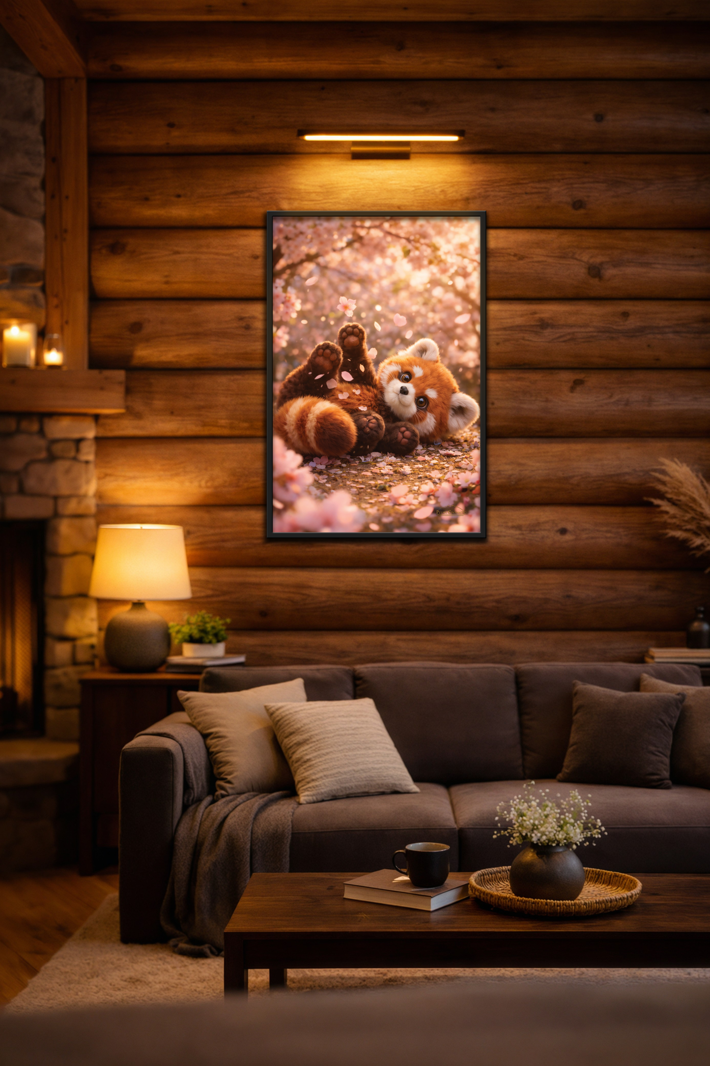 Blossom Guardian - Playing Red Panda
