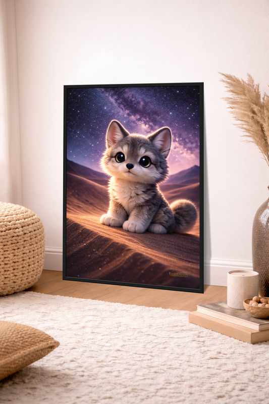 Desert Night Guardian - Wolf