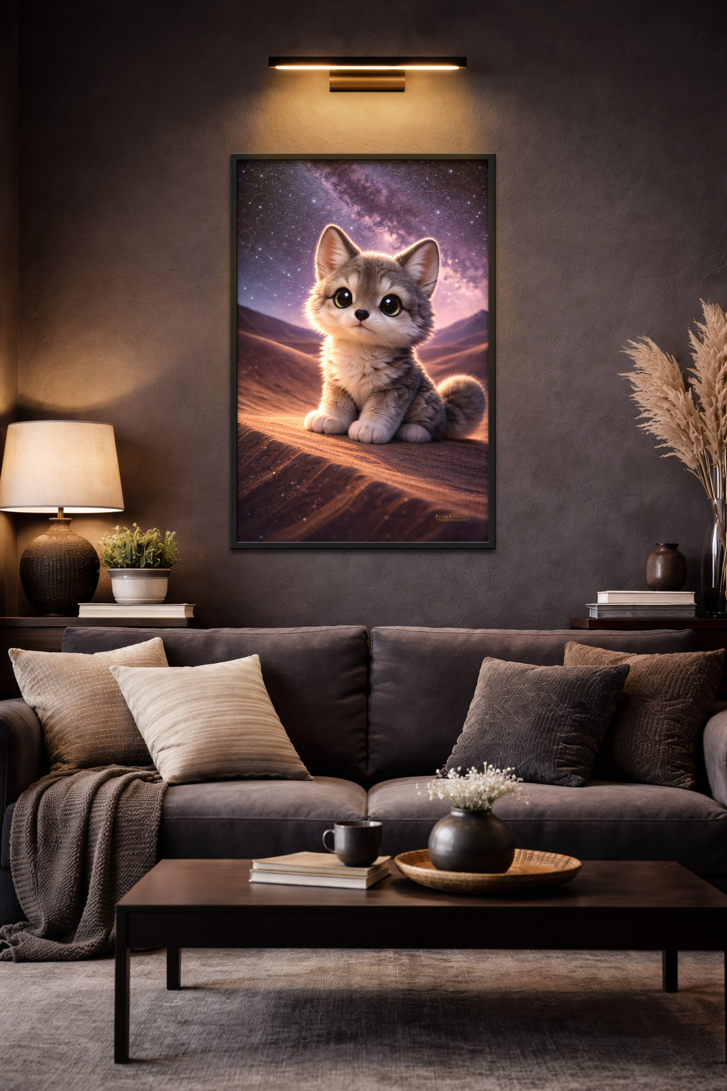 Desert Night Guardian - Wolf