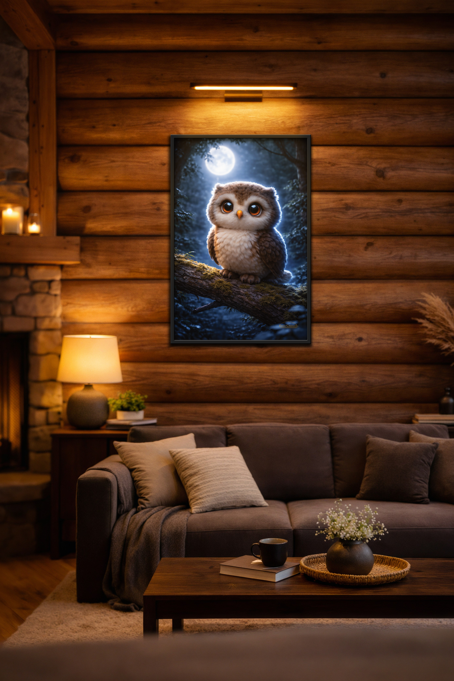 Forest Guardian - Moonlit Owl