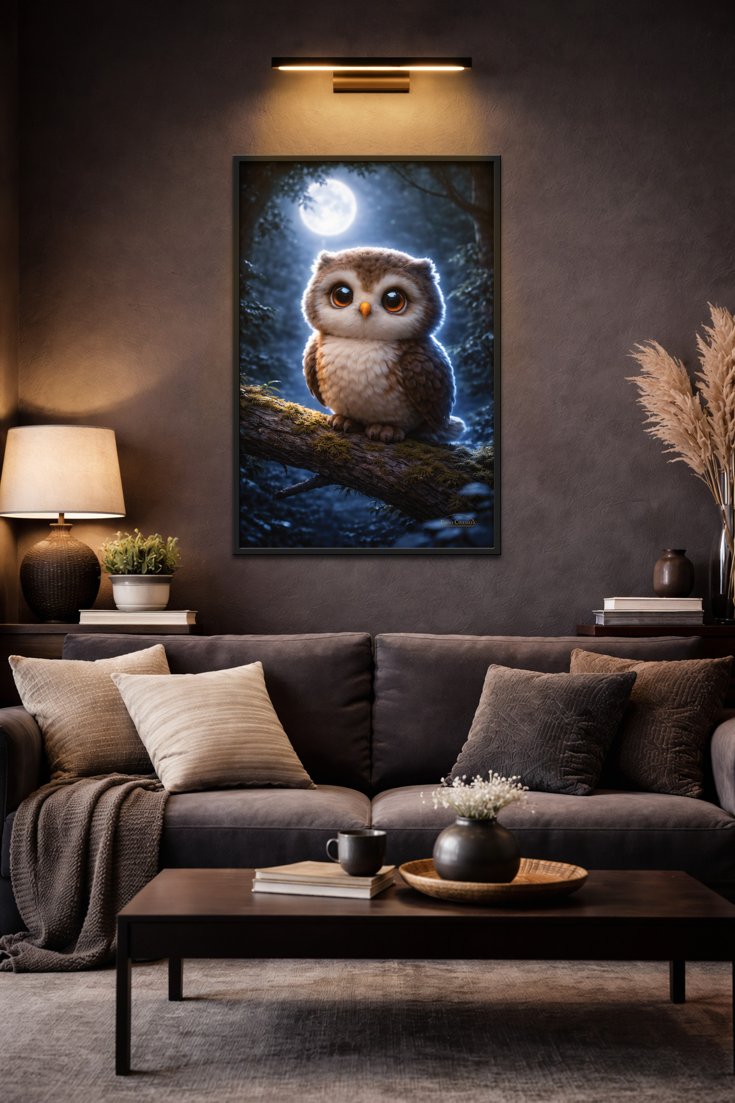 Forest Guardian - Moonlit Owl