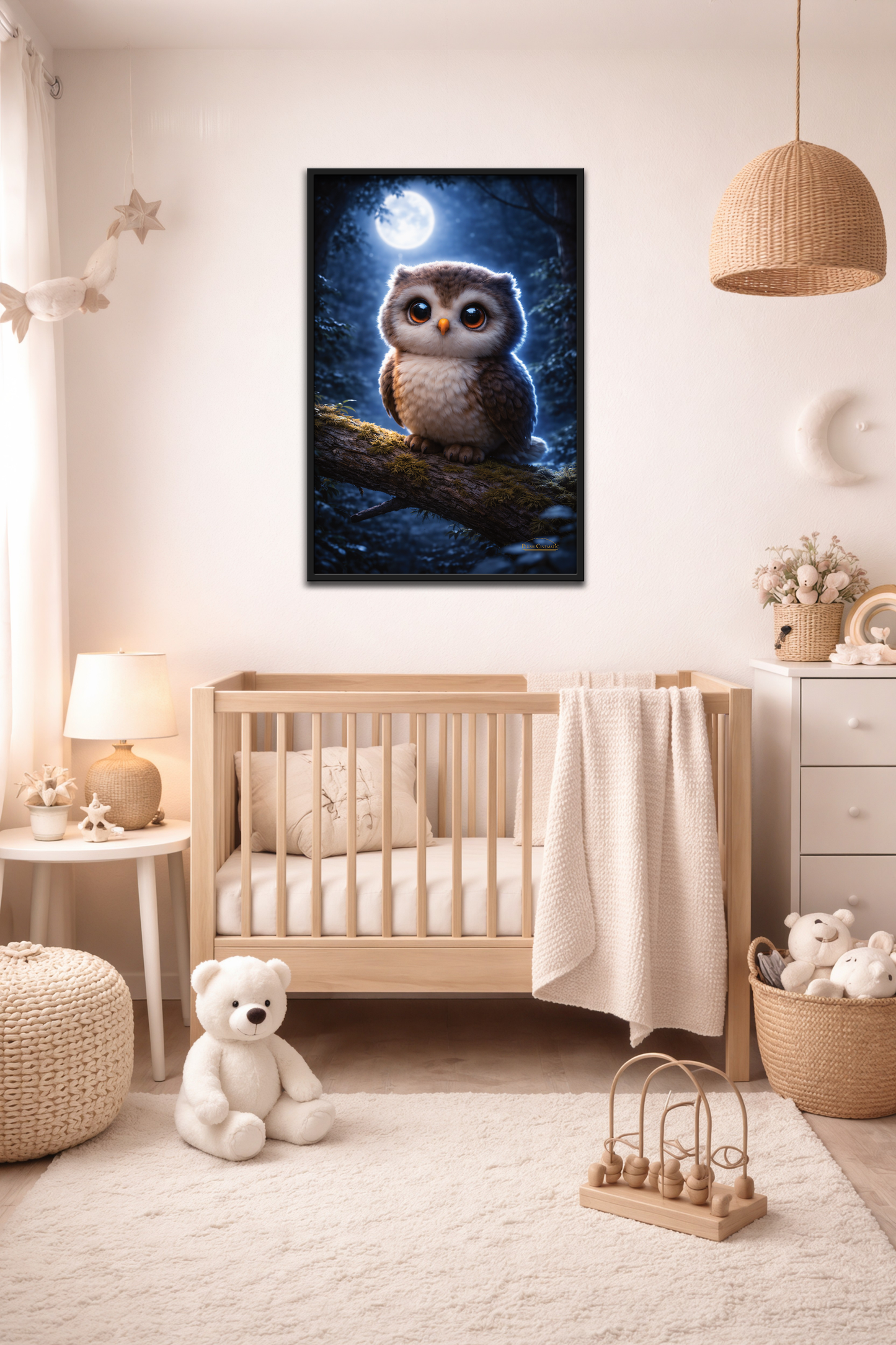 Forest Guardian - Moonlit Owl
