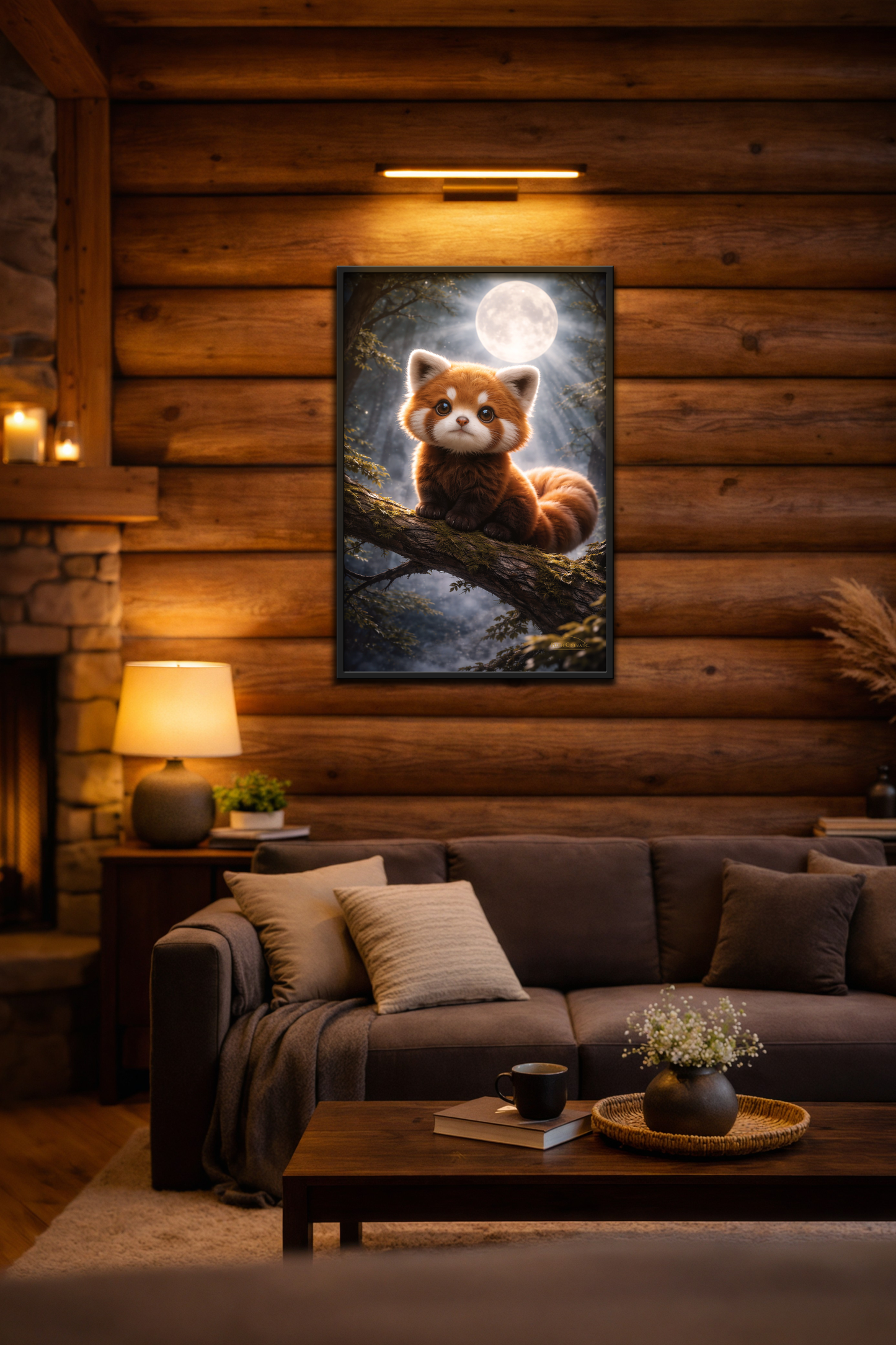 Forest Guardian – Moonlit Red Panda Edition