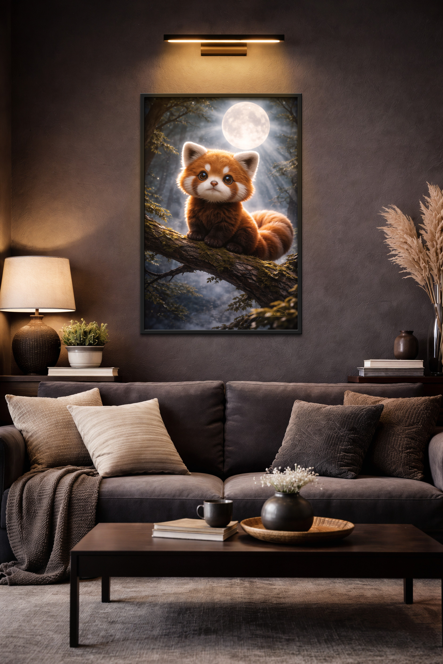 Forest Guardian – Moonlit Red Panda Edition