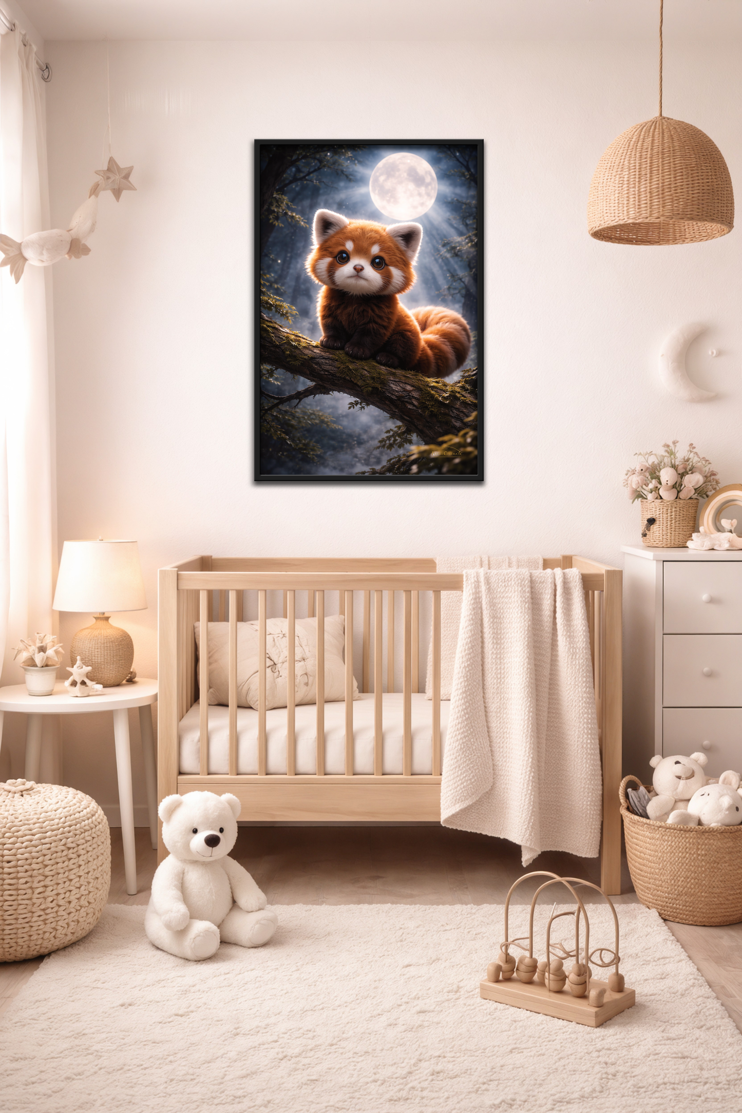 Forest Guardian – Moonlit Red Panda Edition