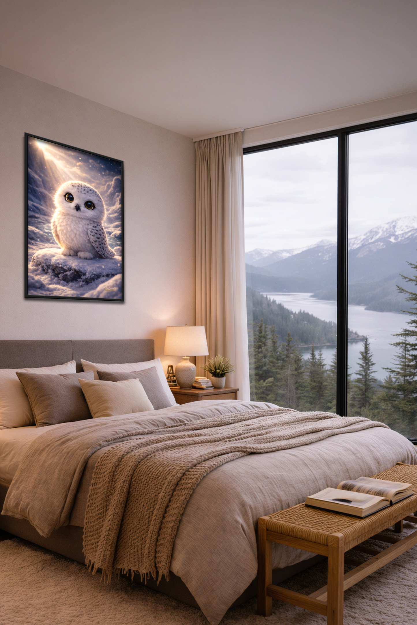 Snow Guardian - Owl